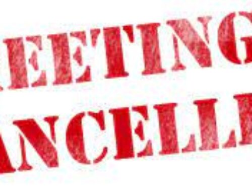 Notice of Cancellation of April 9, 2026 LUB Meeting