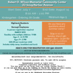 Summer Camp 2025 Flyer