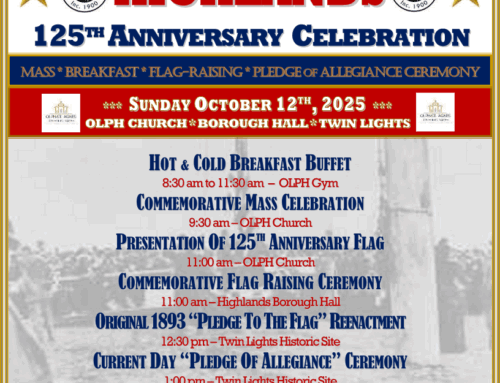 Highlands 125th & Pledge of Allegiance Celebration at Twin Lights