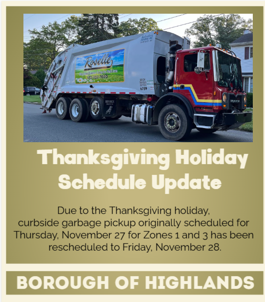 Thanksgiving trash pick up