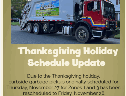 Thanksgiving Holiday Schedule Update