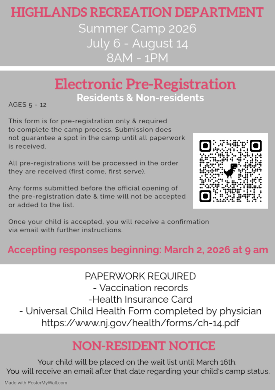 Summer camp 2026 flyer